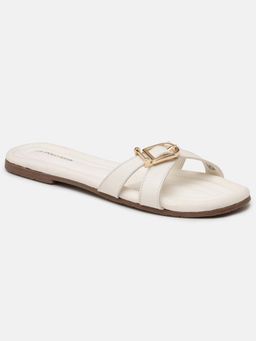 U.S. POLO ASSN. - Women Dahye Off White Flats