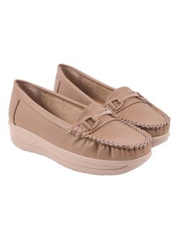 Shoetopia - Women Pink Comfort Fit Loafers