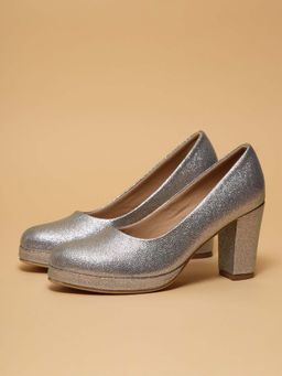 ERIDANI - Women Romana Silver Pump Heels
