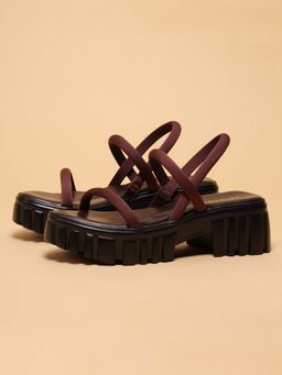 ERIDANI - Women Xenia Maroon Sandals