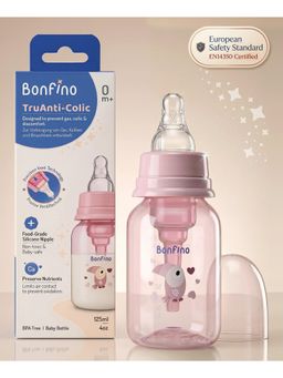 Bonfino - Premium TruAnti-Colic Baby Feeding Bottle 125 ml (0-6 Months)