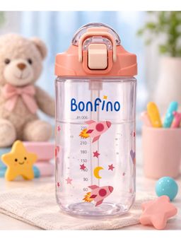 Bonfino - Easy Sip Straw Pink Sipper Cup (6-12 Months)