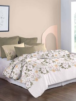 MYTRIDENT - Backyard Soft Comfort King Size Bedsheet with 2 Pillow Covers