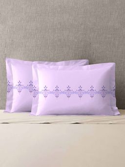 MYTRIDENT - Lilac Affair Soft Comfort Pillow Covers (Set Of 2)