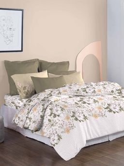 MYTRIDENT - Backyard Comforter with King Size Bedsheet and Pillow Cover (Set of 4)