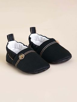 Hopscotch - Black Slip On Loafers