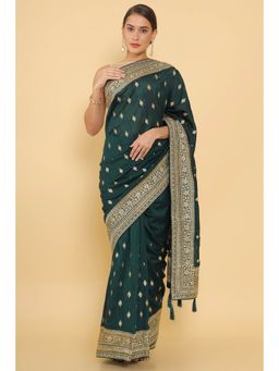 Soch - Women Green Embroidered Unstitched (Set of 2)
