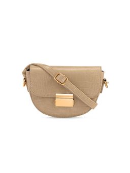 Fastrack - Women Croco Nude Sling Bag