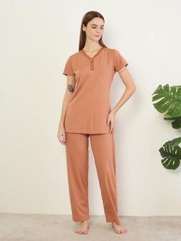 Sweet Dreams - Women Solid Ultraluxe Soft Pyjama Set