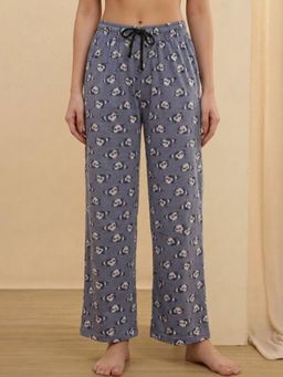 Kryptic - Women Cotton Regular Fit Printed Pyjama with Side Pocket