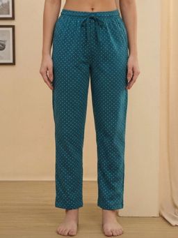 Kryptic - Women Cotton Regular Fit Printed Pyjama with Side Pocket