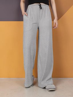 Kryptic - Women Cotton Loose Fit Printed Pyjama with Side Pocket