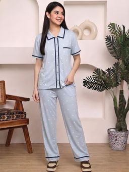 Kanvin - Blue Womens Night Suit