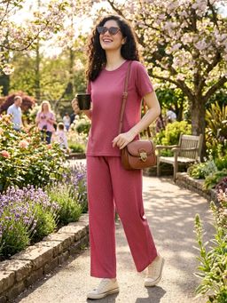 Kanvin - Pink Womens Night Suit