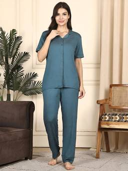 Kanvin - Green Womens Night Suit