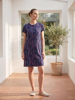 Sweet Dreams - Women Abstract Printed Short Night Dress