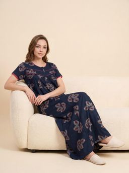 Sweet Dreams - Women Printed Full Length Night Dress