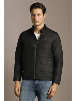 Louis Philippe - Mens Casual Black Solid Jacket