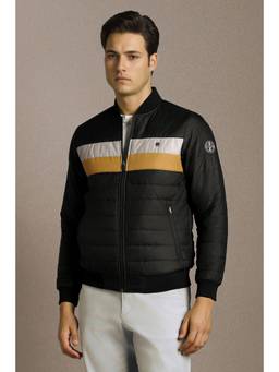 Louis Philippe - Mens Casual Black Print Jacket