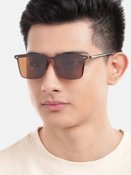 Carlton London - Black Toned with Polarised Lens Wayfarer Sunglasses (CLSM432)