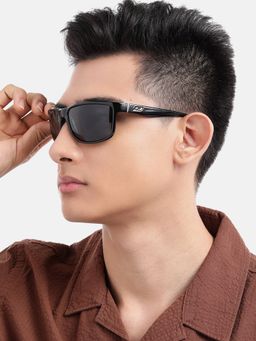 Carlton London - Black Toned with Polarised Lens Sports Sunglasses (CLSM488)