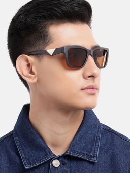 Carlton London - Brown with Polarised Lens Wayfarer Sunglasses (CLSM500)