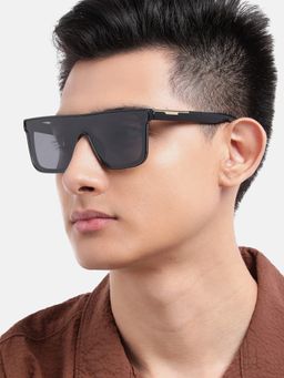 Carlton London - Black with Polarised Wayfarer Sunglasses (CLSM502)