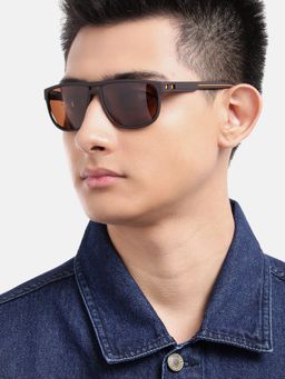 Carlton London - Brown with Polarised Lens Wayfarer Sunglasses (CLSM506)