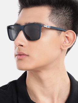 Carlton London - Blue Toned with Polarised Lens Rectangle Sunglasses (CLSM510)