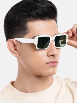 Carlton London - White with Uv Protected Lens Wayfarer Sunglasses (CLSU437)