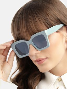 Carlton London - Green Toned with Uv Protected Lens Oversized Sunglasses (CLSW401)