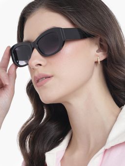 Carlton London - Black Toned with Uv Protected Lens Butterfly Sunglasses (CLSW440)