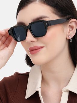 Carlton London - Black Toned with Polarised Lens Wayfarer Sunglasses (CLSW451)