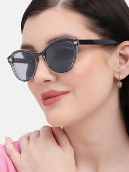 Carlton London - Transparent with Black Toned Polarised Lens Cat Eye Sunglasses (CLSW456)