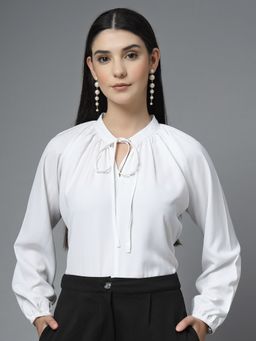 Style Quotient - Women White Casual Top