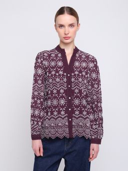 Cover Story - Women Purple Top