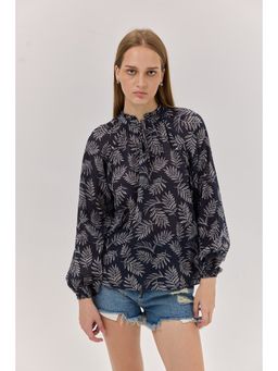 Cover Story - Women Black Palm House Top