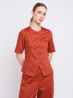 Cover Story - Women Brick Lane Rust Top