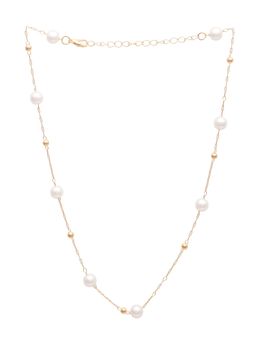 Stol'N - Women White Metal Pearl Necklace