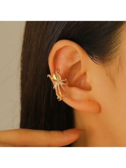 Stol'N - Women Gold Alloy Octopus Ear Bone Clip