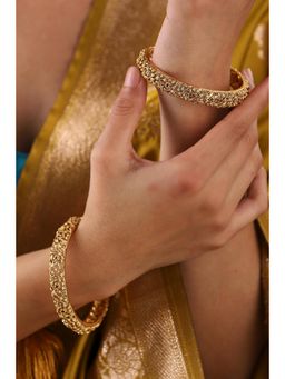 Biba - Women Red Alloy Bangles (Pack of 2)