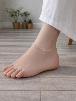 CLARA - Women 925 Sterling Silver Ball Anklet