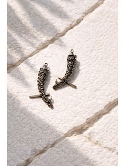 Niska - Women Luna Silver Ear Cuff Earrings