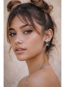 Niska - Women Celeste Silver Stud Earrings