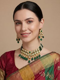 Kalakrith Milano - Women Green Dazzle Jewellery Set