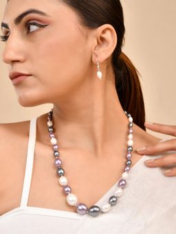 Silvermerc Designs - Women Multi-Color Classic Semi Precious Stone Jewellery Set