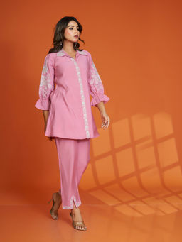 M MARCH LABEL - Pink Cotton Candy Charm Co-Ord Set
