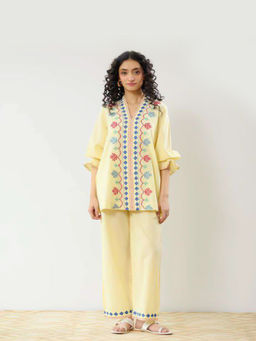 M MARCH LABEL - Lemon Yellow Co-Ord Set