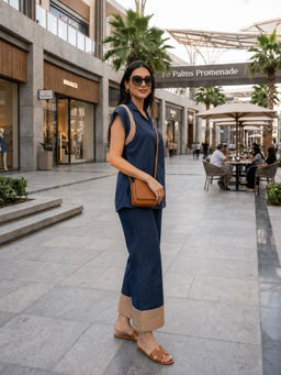 Autumnlane - Blue Prisha Mazure Denim Co-Ord Set