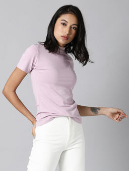 RAREISM - Pink Solid/Plain T-Shirt